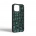 Чехол накладка Harder PU Kaiju Skin для Apple iPhone 14 Pro Max Green (ARM76864)