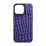Чехол накладка Harder PU Kaiju Skin для Apple iPhone 14 Pro Max Blue (ARM76865)