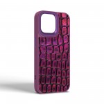 Чехол накладка Harder PU Kaiju Skin для Apple iPhone 14 Pro Max Purple (ARM76866)