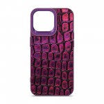 Чехол накладка Harder PU Kaiju Skin для Apple iPhone 14 Pro Max Purple (ARM76866)