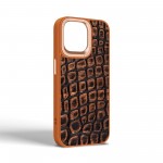 Чехол накладка Harder PU Kaiju Skin для Apple iPhone 14 Pro Max Orange (ARM76867)