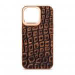 Чехол накладка Harder PU Kaiju Skin для Apple iPhone 14 Pro Max Orange (ARM76867)