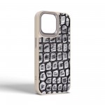 Чехол накладка Harder PU Kaiju Skin для Apple iPhone 14 Pro Max Grey (ARM76868)