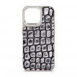 Чехол накладка Harder PU Kaiju Skin для Apple iPhone 14 Pro Max Grey (ARM76868)