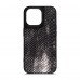 Чехол накладка Harder PU Lizard для Apple iPhone 15 Pro Max Black (ARM76873)