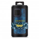 Чехол накладка Harder PU Lizard для Apple iPhone 15 Pro Max Blue (ARM76875)