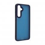 Чехол накладка ArmorStandart TPU Frame для Samsung S24 FE Dark Blue (ARM76912)