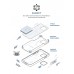 Чехол накладка ArmorStandart TPU ICON2 для Apple iPhone 15 Pro Light Blue (ARM76998)