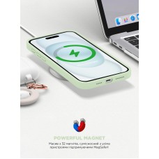 Чехол накладка ArmorStandart TPU ICON2 MagSafe для Apple iPhone 15 Soft Mint (ARM77010)