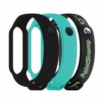 Ремешок комплект ArmorStandart TPU для Xiaomi Mi Band 7/6/5 RM Inscription (ARM77054)