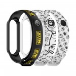 Ремешок комплект ArmorStandart TPU для Xiaomi Mi Band 7/6/5 Dark Yo 3шт (ARM77065)