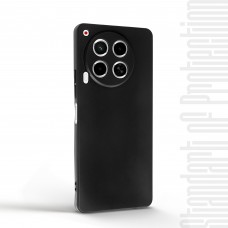 Чехол накладка TPU Armorstandart Matte Slim Fit для Tecno Camon 30 (CL6) Camera cover Black (ARM77159)