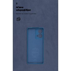 Чехол накладка ArmorStandart TPU ICON для Motorola G85 5G Camera cover Blue (ARM77298)