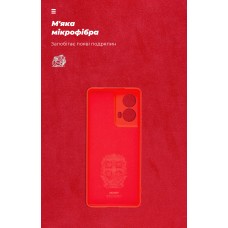 Чехол накладка ArmorStandart TPU ICON для Motorola G85 5G Camera cover Red (ARM77299)