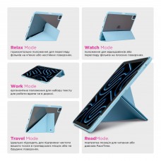 Чехол книжка TPU ArmorStandart Y-Type PEN для Apple iPad 10.9 2024 / 2022 Blue (ARM77501)