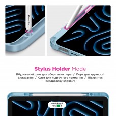 Чехол книжка TPU ArmorStandart Y-Type PEN для Apple iPad 10.9 2024 / 2022 Blue (ARM77501)