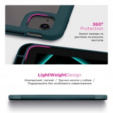 Чехол книжка TPU ArmorStandart Y-Type PEN для iPad 11 2025 (A16) / 10.9 2024 / 2022 Pine Green (ARM77502)