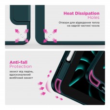 Чехол книжка TPU ArmorStandart Y-Type PEN для iPad 11 2025 (A16) / 10.9 2024 / 2022 Pine Green (ARM77502)