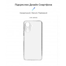 Чехол накладка ArmorStandart TPU Air для Xiaomi Redmi 13C 4G / Poco C65 Camera cover Clear (ARM77559)