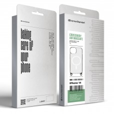 Чехол накладка ArmorStandart TPU Crossbody Air MagSafe для Apple iPhone 14 Clear (ARM77790)