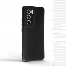 Чехол накладка TPU Armorstandart Matte Slim Fit для OPPO Reno12 Pro Camera cover Black (ARM77969)