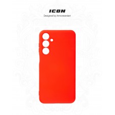 Чехол накладка ArmorStandart TPU ICON для Samsung M35 5G (M356) Camera cover Red (ARM77974)