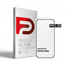 Защитное стекло ArmorStandart Pro 3D для Apple iPhone 16 Pro Max Black (ARM78034)