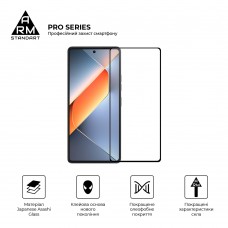 Защитное стекло ArmorStandart Pro для Tecno Pova 6 (LI7) Black (ARM78228)