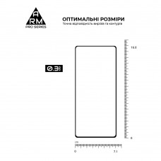Защитное стекло ArmorStandart Pro для Tecno Pova 6 (LI7) Black (ARM78228)