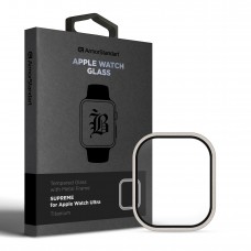 Защитное стекло ArmorStandart Supreme BI Metal Frame для Apple Watch Ultra 49 mm Titanium (ARM78298)