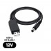 Кабель питания ArmorStandart USB - DC 5.5x2.1 12V 0.8m Black (ARM78384)