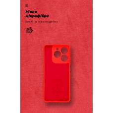 Чехол накладка ArmorStandart TPU ICON для Realme C63 4G / C61 4G Camera cover Red (ARM78461)