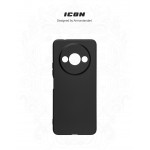 Чехол накладка ArmorStandart TPU ICON для Xiaomi Redmi A3 Camera cover Black (ARM78512)