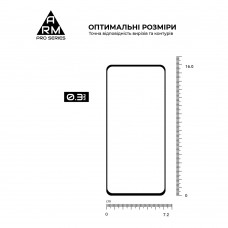 Защитное стекло ArmorStandart Pro для OPPO A60 4G Black (ARM78605)