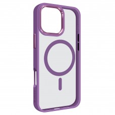 Чехол накладка ArmorStandart TPU Unit MagSafe для Apple iPhone 16 Pro Max Violet (ARM78719)