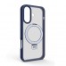 Чехол накладка ArmorStandart PC Unit Stand для Apple iPhone 16 Dark Blue (ARM78727)