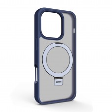 Чехол накладка ArmorStandart PC Unit Stand для Apple iPhone 16 Pro Dark Blue (ARM78734)