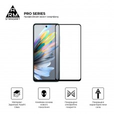 Защитное стекло ArmorStandart Pro для ZTE Blade A75 4G Black (ARM78905)