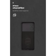 Чехол накладка ArmorStandart TPU ICON для ZTE Blade A34 Camera cover Black (ARM78956)