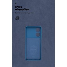 Чехол накладка ArmorStandart TPU ICON для ZTE Blade A34 Camera cover Blue (ARM78957)