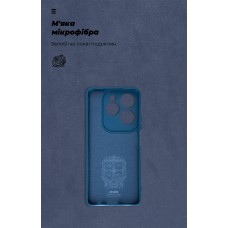 Чехол накладка ArmorStandart TPU ICON для Infinix Hot 40 Camera cover Dark Blue (ARM79056)