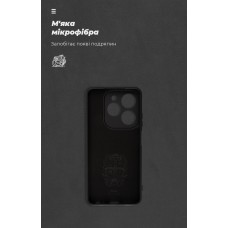 Чехол накладка ArmorStandart TPU ICON для Infinix Hot 40i Camera cover Black (ARM79057)