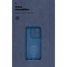 Чехол накладка ArmorStandart TPU ICON для Infinix Hot 40i Camera Cover Dark Blue (ARM79058)