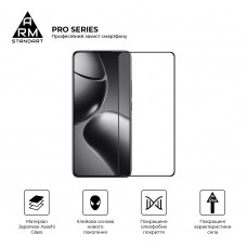 Защитное стекло ArmorStandart Pro для Xiaomi 14T / 14T Pro Black (ARM79330)
