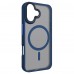 Чехол накладка Armorstandart TPU Uniq MagSafe для Apple iPhone 16 Dark Blue (ARM79497)