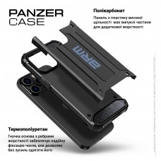 Чехол накладка Armorstandart TPU Panzer для Apple iPhone 16 Pro Max Black (ARM79548)