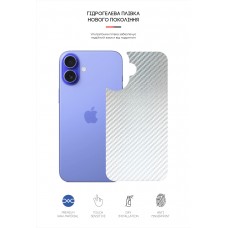 Гидрогелевая пленка на заднюю панель ArmorStandart для Apple iPhone 16 Carbone Silver (ARM79602)