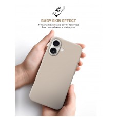 Чехол накладка ArmorStandart TPU ICON2 для Apple iPhone 16 Ivory (ARM79625)