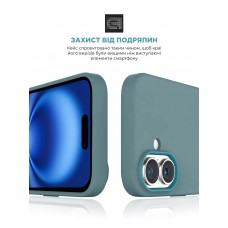 Чехол накладка ArmorStandart TPU ICON2 для Apple iPhone 16 Blue Fog (ARM79629)