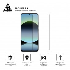 Защитное стекло ArmorStandart Pro для Xiaomi Redmi Note 14 4G Black (ARM79679)